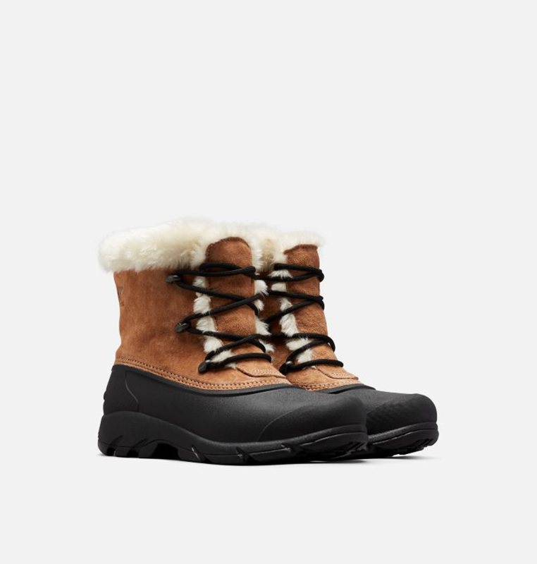 Womens Snow Boots Brown/Black - Sorel Angel™ Low - 721-IWPYGE